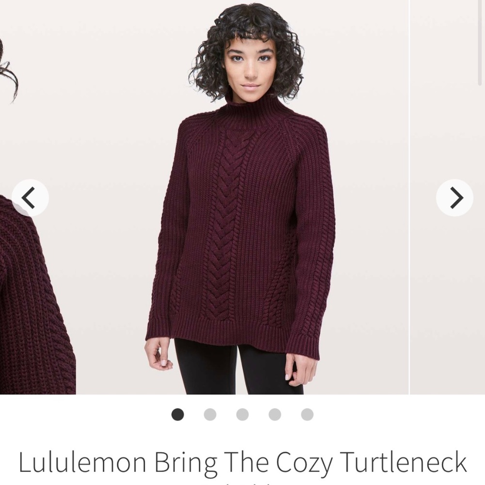 Lululemon bring the cozy turtleneck